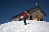 Da Nona di Vilminore salita invernale al Passo della Manina il 26 febbraio 2011